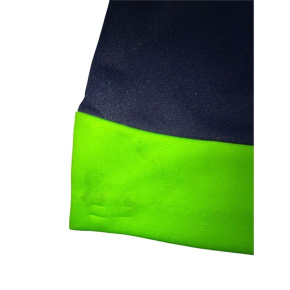 NEW Child Cheerleader Uniform Outfit Costume Neon Green Navy Blue Girls Youth M - Picture 6 of 8